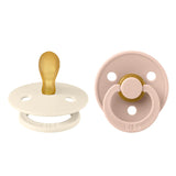 BIBS Pacifier - Colour | Latex | Symmetrical| Ivory/Blush