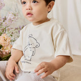 Jamie Kay Organic Cotton Bjorn Tee - Snuggle Buddy Cloud