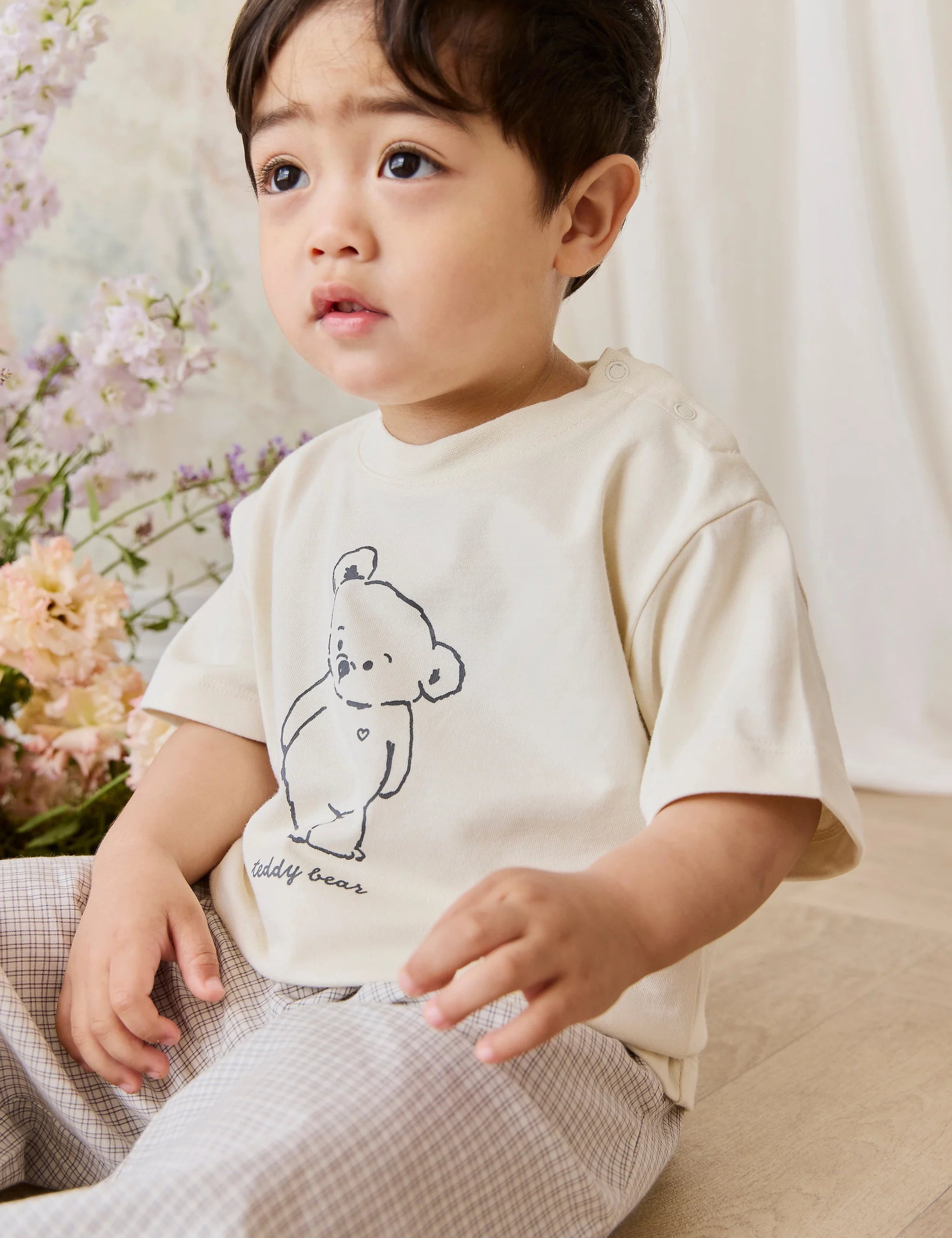 Jamie Kay Organic Cotton Bjorn Tee - Snuggle Buddy Cloud
