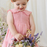 Jamie Kay Organic Cotton Claudine Dress - Swiss Pink