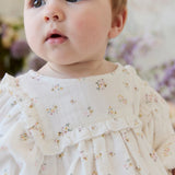 Jamie Kay Organic Cotton Muslin Frances Playsuit-Ayla Whisper