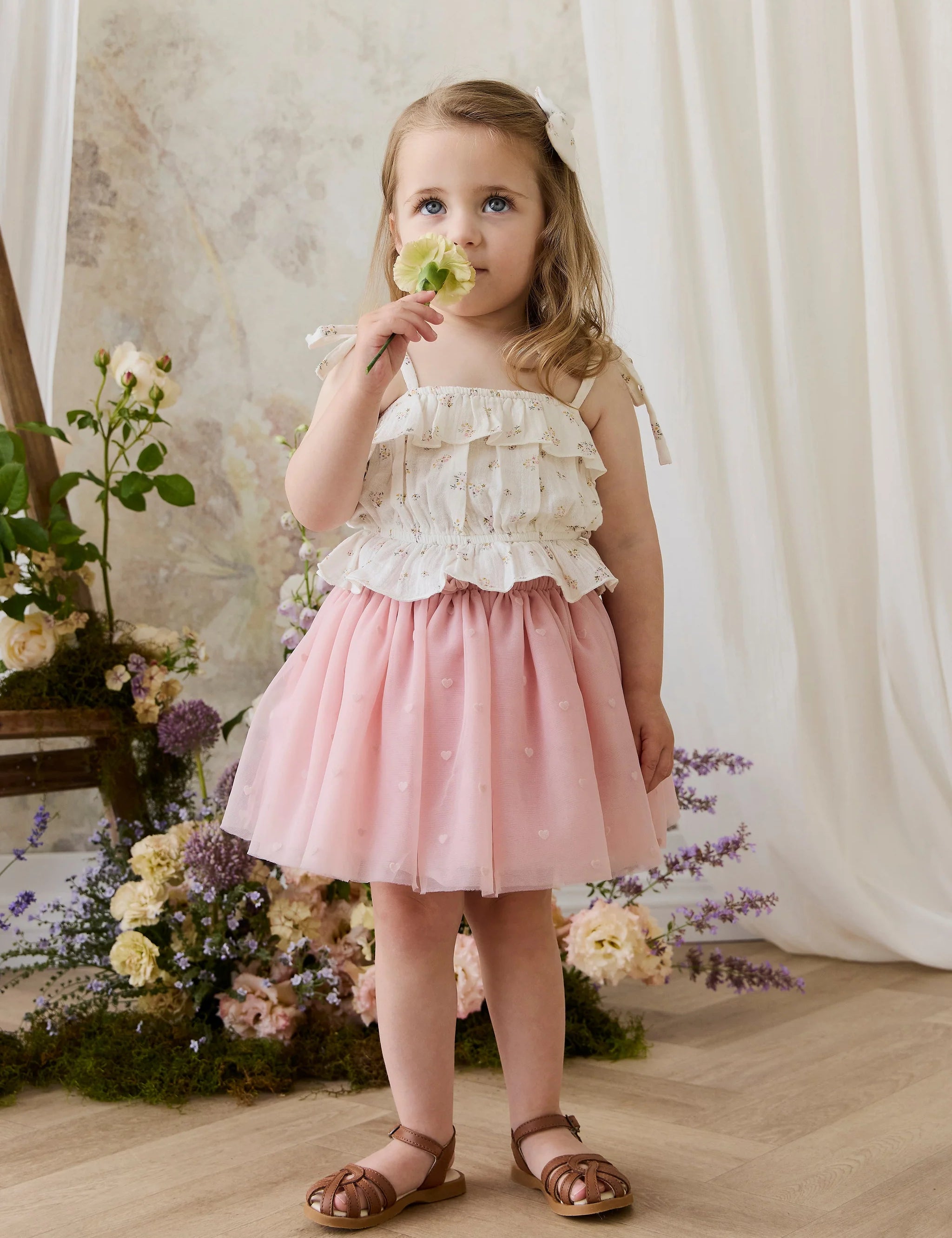 Jamie Kay Organic Cotton Muslin Harriet Top - Ayla Whisper