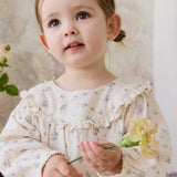 Jamie Kay Organic Cotton Nathalie Blouse - Juniper Fields Blue