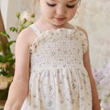 Jamie Kay Organic Cotton Arabella Jumpsuit - Juniper Fields Blue