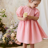 Jamie Kay Organic Cotton Frannie Dress - Swiss Pink