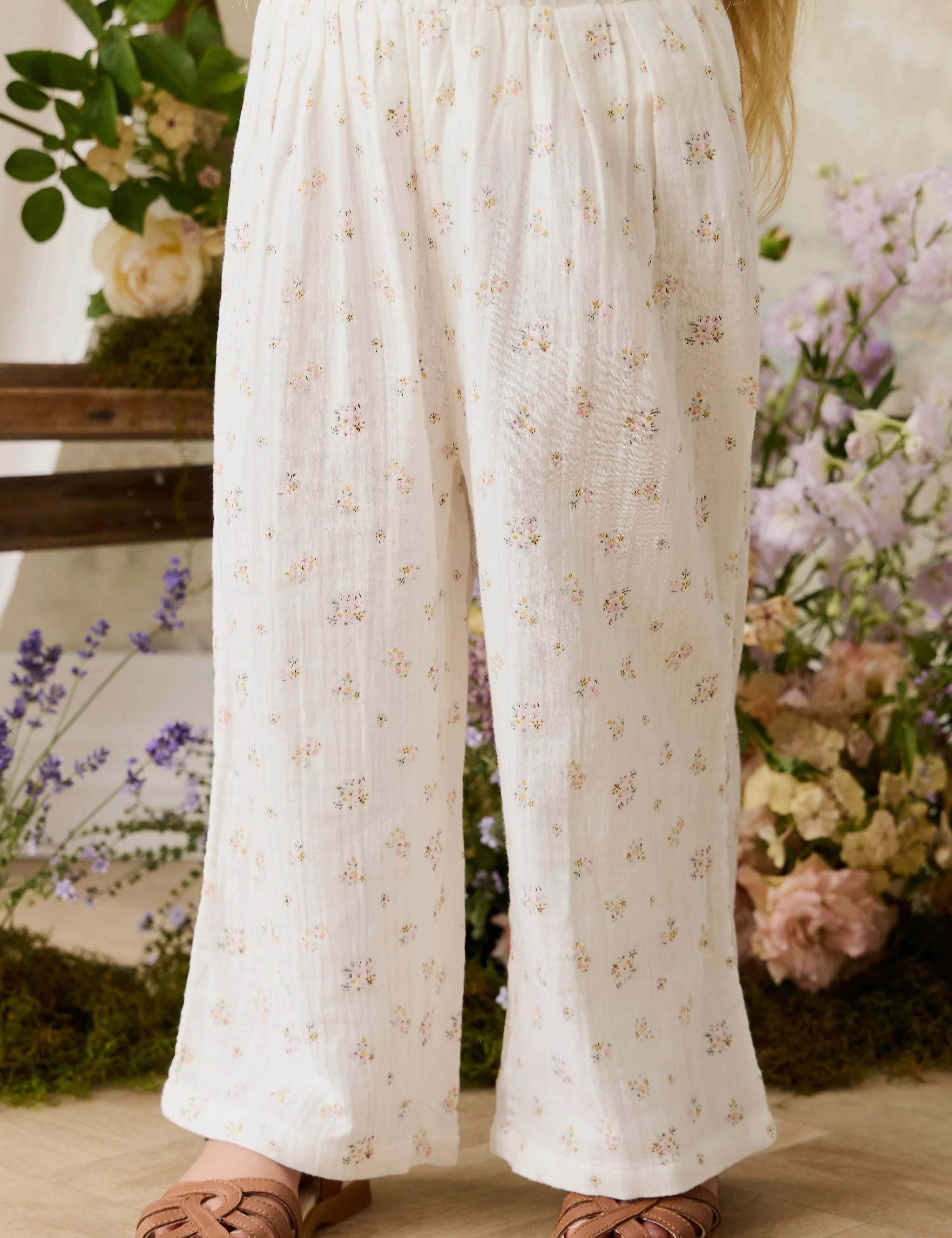 Jamie Kay Organic Cotton Muslin Odette Pant - Ayla Whisper