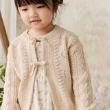 Jamie Kay Josephine Cardigan - Light Oatmeal Marle