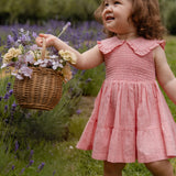 Jamie Kay Organic Cotton Claudine Dress - Swiss Pink
