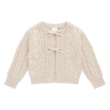 Jamie Kay Josephine Cardigan - Light Oatmeal Marle