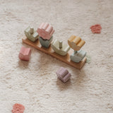 Wooden Stacking Flower Puzzle