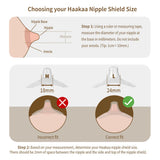 Haakaa Ultra-Thin Silicone Nipple Shield- 2pk