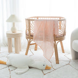 Pink Ducks Muslin Wrap Swaddle