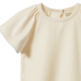 Faye Tee - Natural with Blue