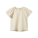 Faye Tee - Natural with Blue