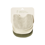 Dribble Bibs 3 Pack - Nettle Pinstripe/Natural/Nettle