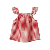 Petal Set - Red Gingham