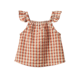 Petal Top - Dandelion Gingham