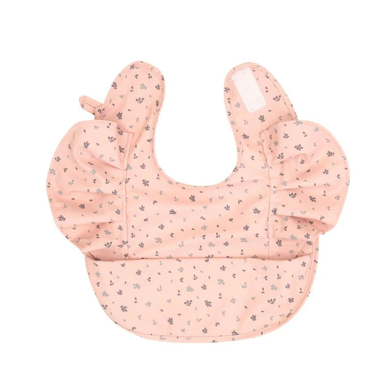 Recycled Frills Bib - Leaves