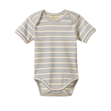 Short Sleeve Bodysuit - Stripe Trio