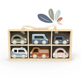 Car display case with 6 vehicles