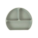 Silicone suction plate - Olive
