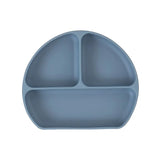 Silicone suction plate - Slate Blue
