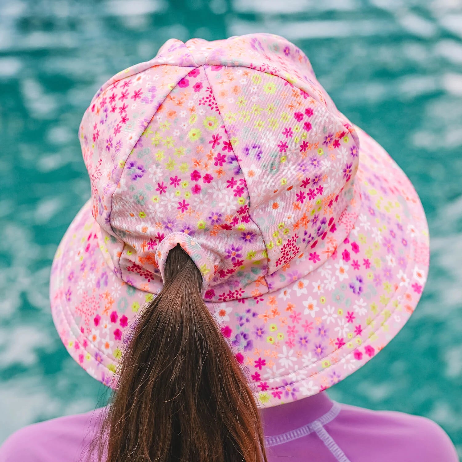 Ponytail Beach Bucket Hat - Isla