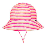 Ponytail Swim Bucket Beach Hat - Pearl