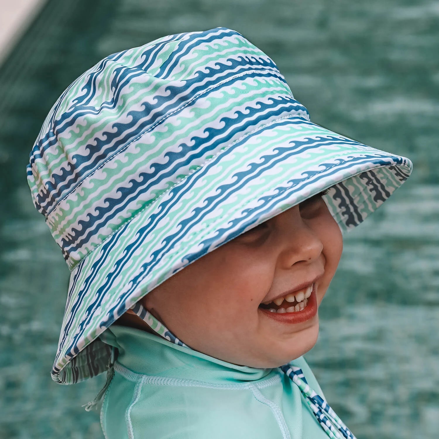 Kids Beach Bucket Hat - Riptide