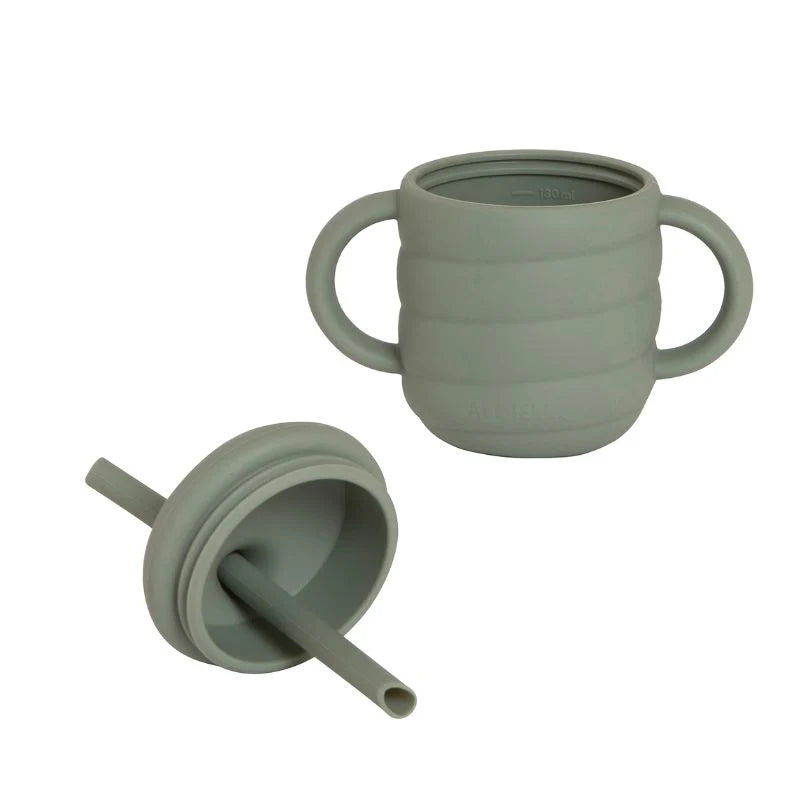 Silicone sippy cup - Olive