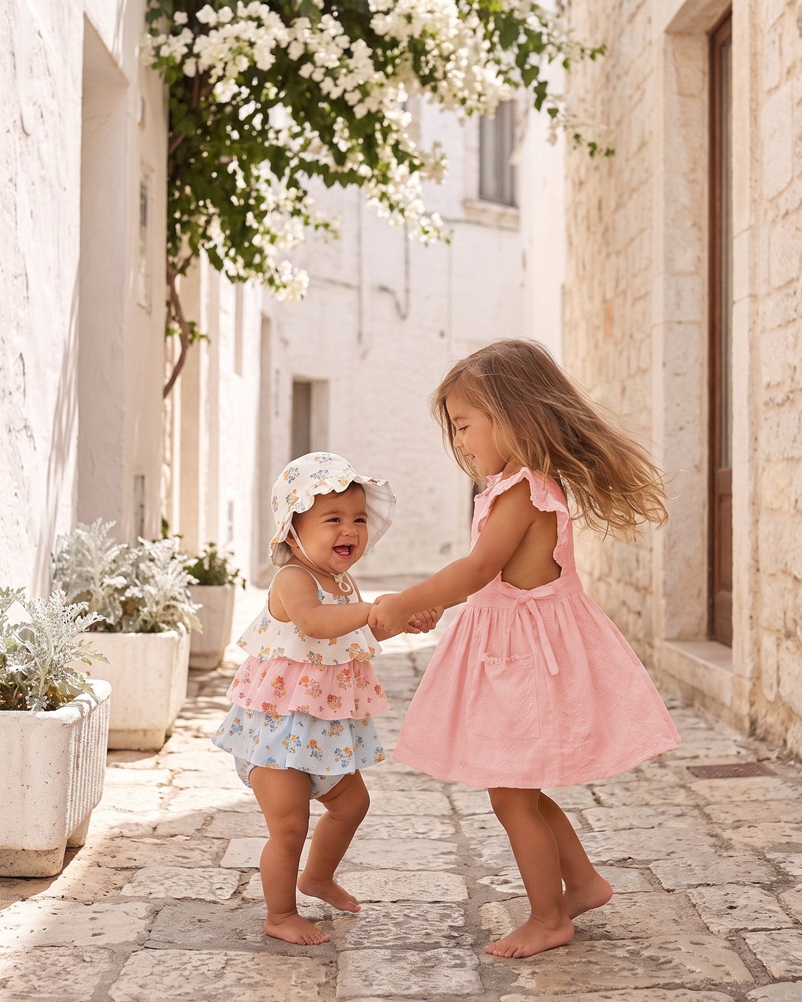Baby Pinafore Florence Blossom