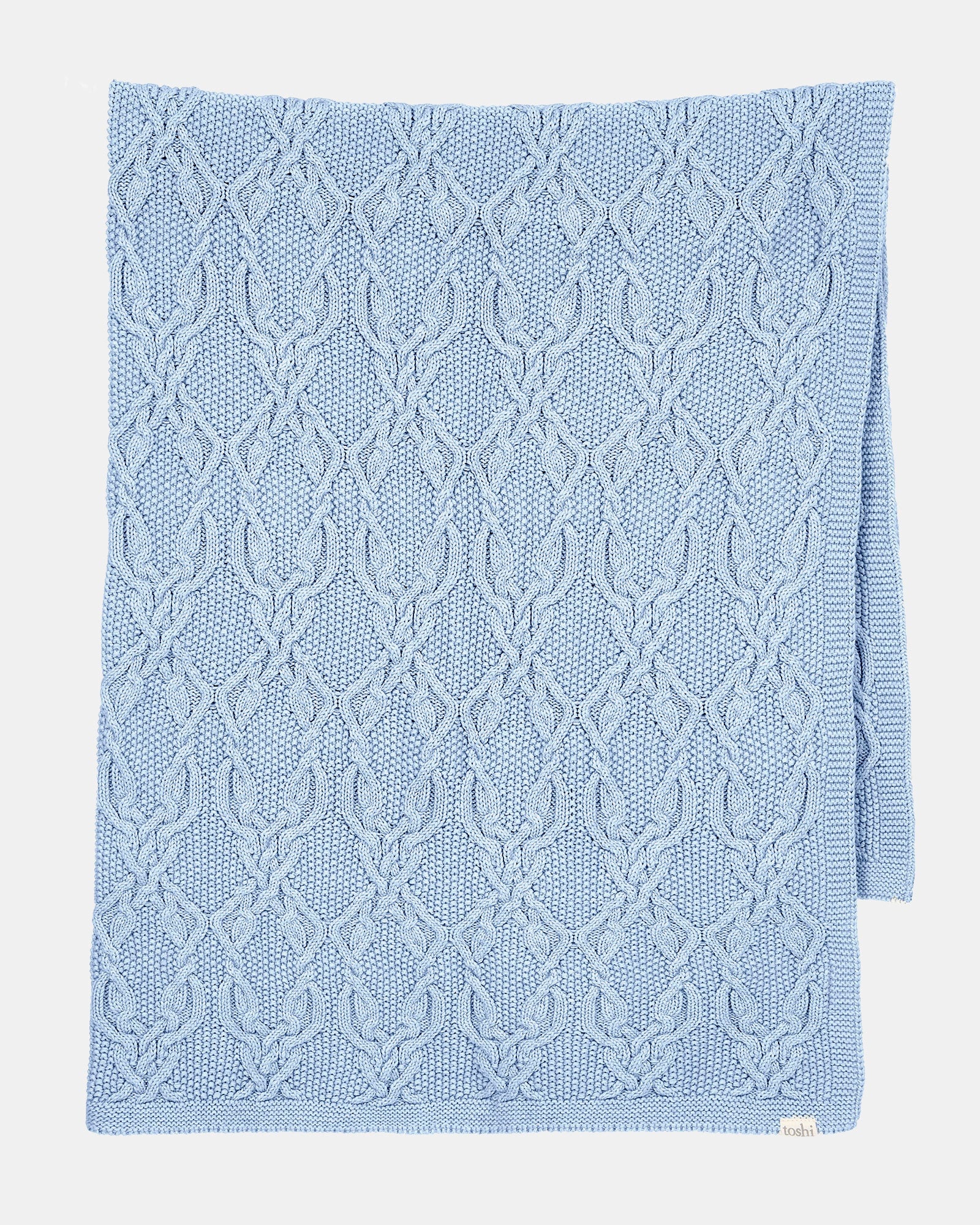 Organic Blanket Bowie Bluebell