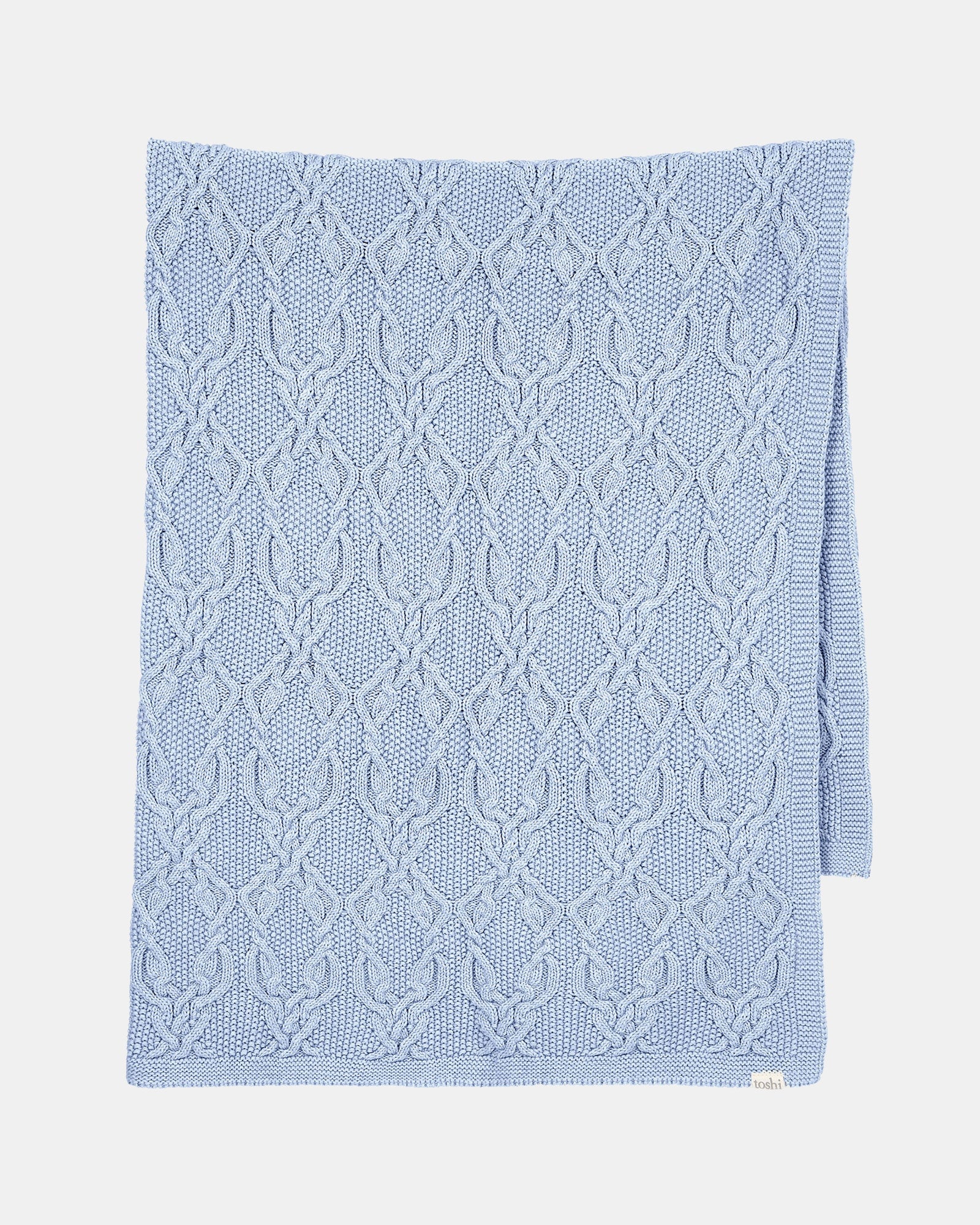Organic Blanket Bowie Bluebell