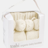 Organic Booties Yummy Cream