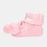 Organic Booties Yummy Misty Rose