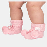 Organic Booties Yummy Misty Rose