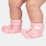 Organic Booties Yummy Misty Rose