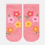 Toshi Organic Socks Ankle Jacquard - Rosie Posie