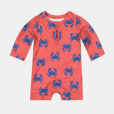 Swim Onesie L/S Pirate Mud Crabs