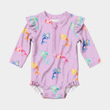 Swim Onesie L/S Twinkle Princess Mermaid