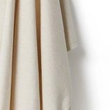 Organic Stripe Rib Bunny Rug - Oatmeal