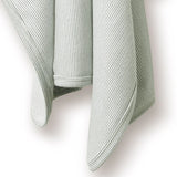 Organic Stripe Rib Bunny Rug - Fern