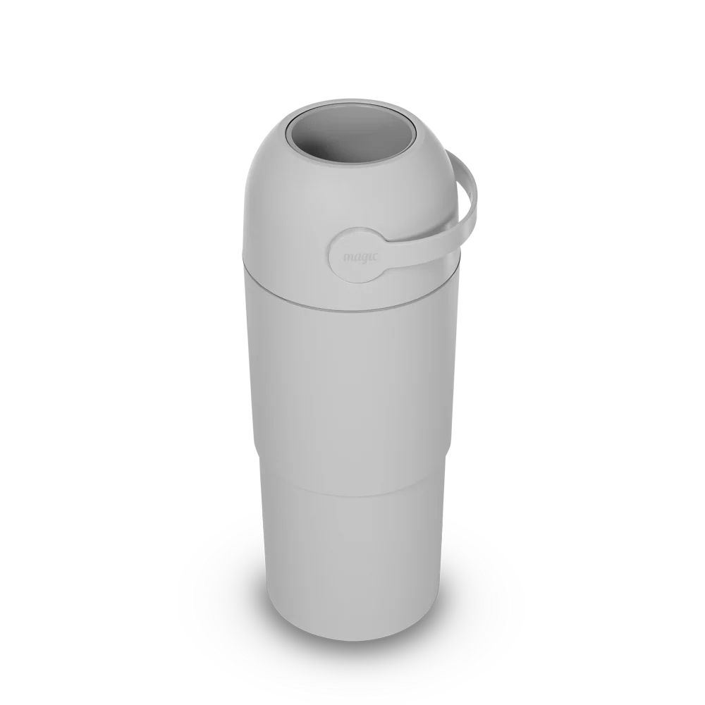 Thoth L - Telescopic Nappy Bin - White