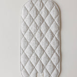 Pram Bassinet Liners- Gingham & Oat