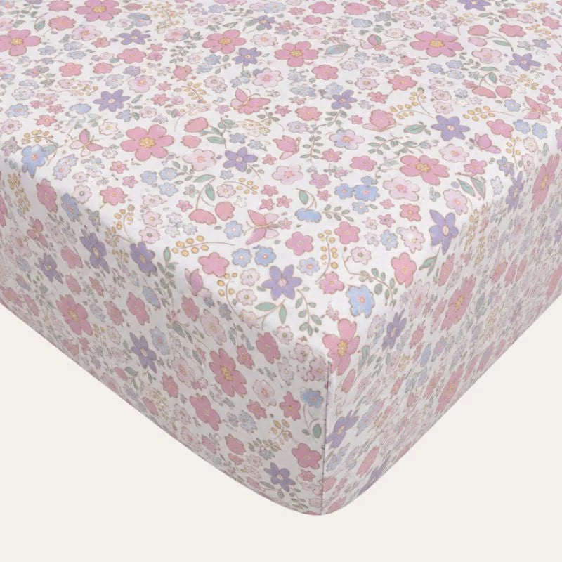 Waterproof Cot Sheet - Blossom