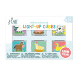 Farm Light-Up Cubes 6-Pack