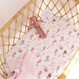 Bassinet Sheet / Change Pad Cover - Mermaid