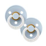 BIBS Pacifier - Colour | Latex | Night Glow | Baby Blue