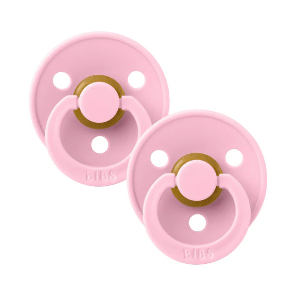 BIBS Pacifier - Colour | Latex | Baby Pink