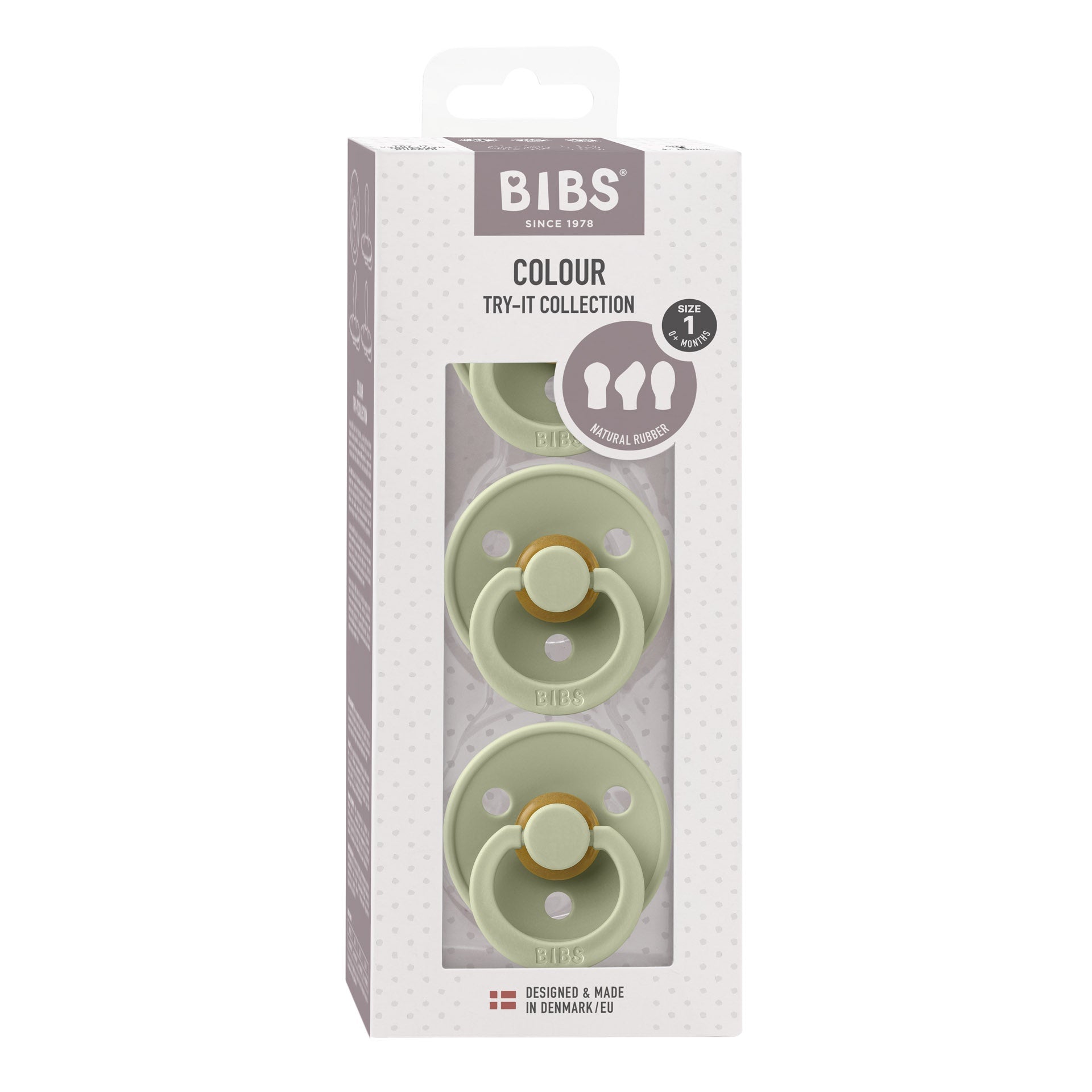 BIBS Try-it Starter Box 3pk | Sage